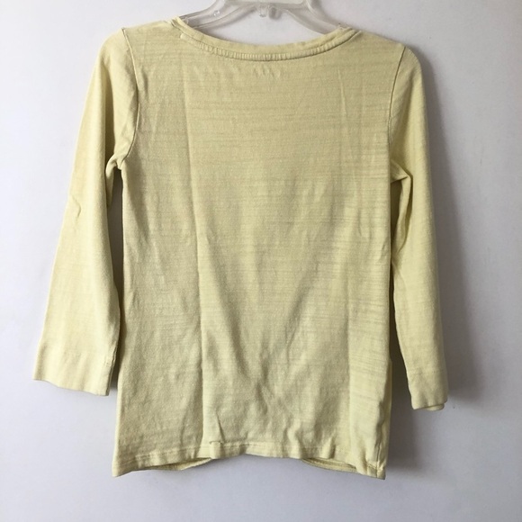 Loft Yellow Twist Front Sweatshirt XXS - Picture 7 of 7